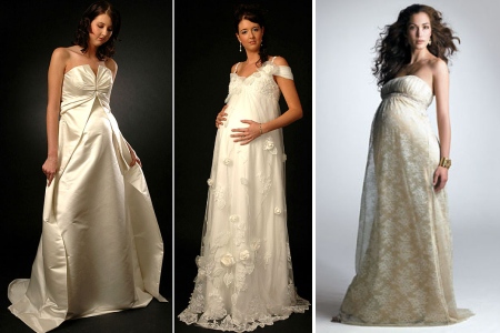 свадебные платья беременных