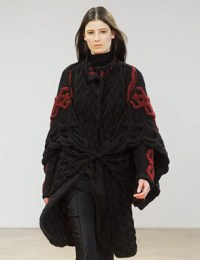 вязаное пальто актуальный тренд