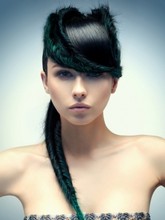 Модное окрашивание волос: оригинальные цвета 2011