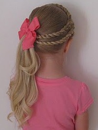 косы для длинных волос девочек