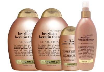 шампуни с кератином Organix Brazilian Keratin Therapy Shampoo