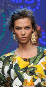 модный цвет волос 2012 dolce&gabbana