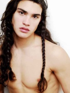 мужские прически длинные волосы