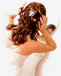 модные прически на свадьбу - тенденции 2011