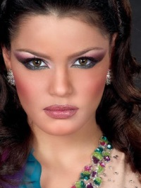 арабский макияж карих глаз
