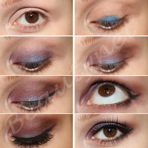 как сделать красивый макияж карих глаз