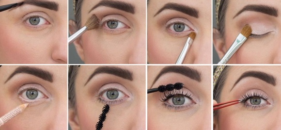 макияж для увеличения глаз