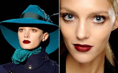 тренды макияжа зимы 2012