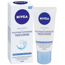 как увлажнить кожу лица Nivea Aqua Effect