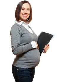 гардероб беременной женщины и карьера